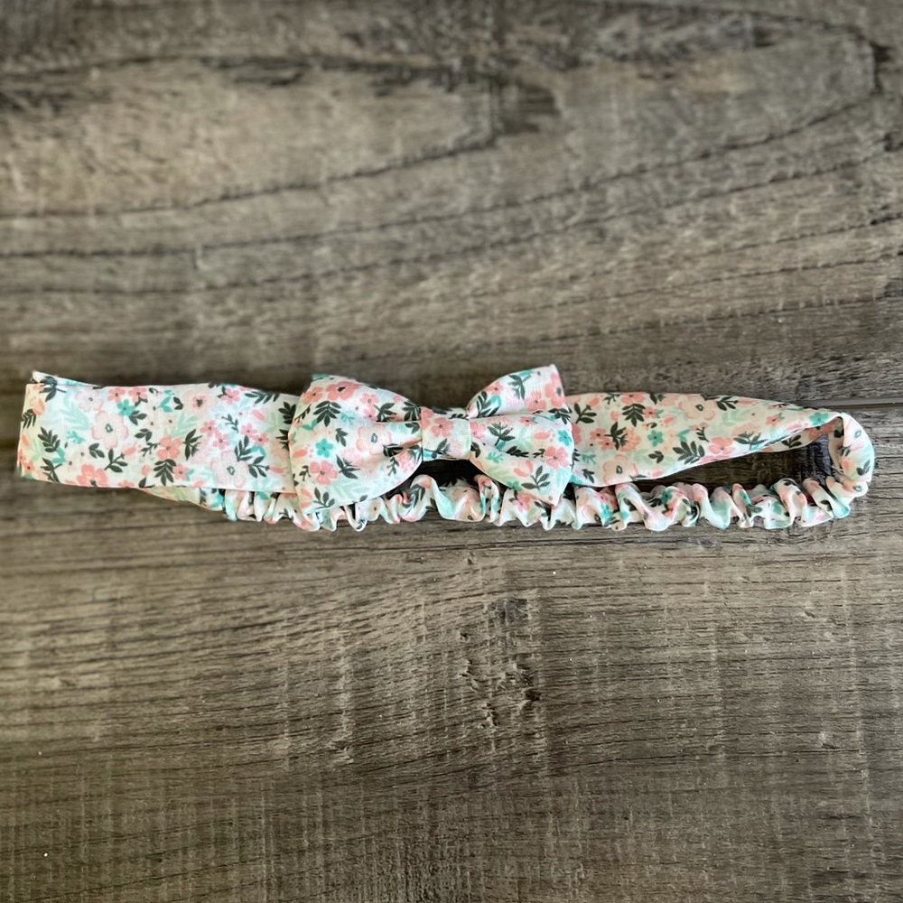 Floral Headband Bow